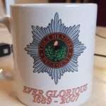Cheshire Regiment Colours and Capbadge Mug