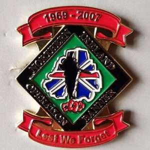 Operation Banner 1969-2007 Remembrance Badge