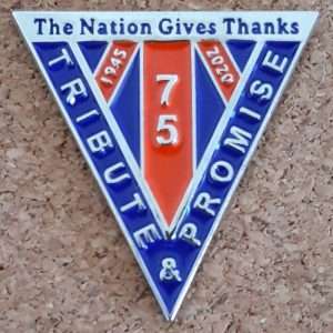 VE Day 75th Pin Badge